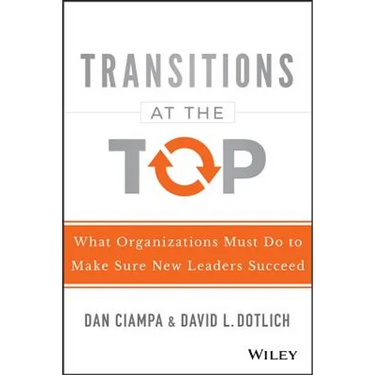 Transitions at the Top: What Organizations Must Do to Make Sure New Leaders Succeed