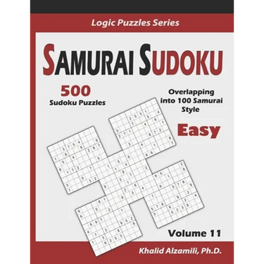 Samurai Sudoku: 500 Easy Sudoku Puzzles Overlapping into 100 Samurai Style