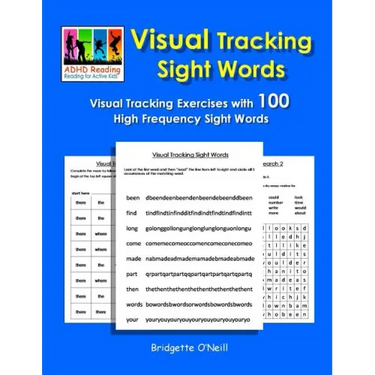 Visual Tracking Sight Words: Visual Tracking Exercises with 100 High Frequency Sight Words