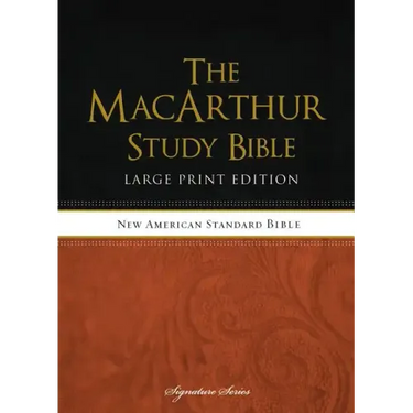 MacArthur Study Bible-NASB-Large Print