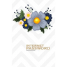 Internet Password Organizer: Flowers (Password Log Book)