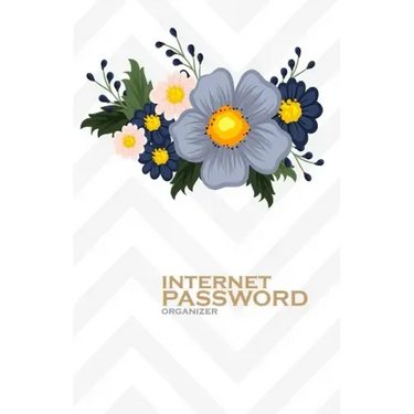 Internet Password Organizer: Flowers (Password Log Book)