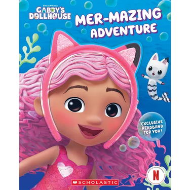 Mer-Mazing Adventure (Gabby's Dollhouse Headband Book #2)