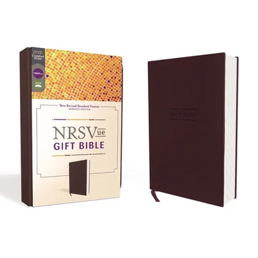 Nrsvue, Gift Bible, Leathersoft, Burgundy, Comfort Print