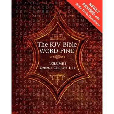 The KJV Bible Word-Find: Volume 1, Genesis Chapters 1-44