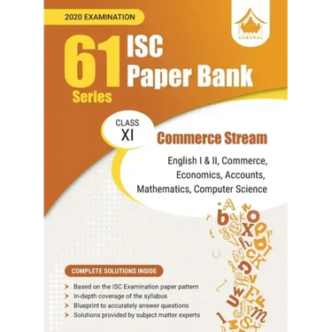 61 Paper Bank - Commerce Stream: ISC Class 11 for 2020 examination