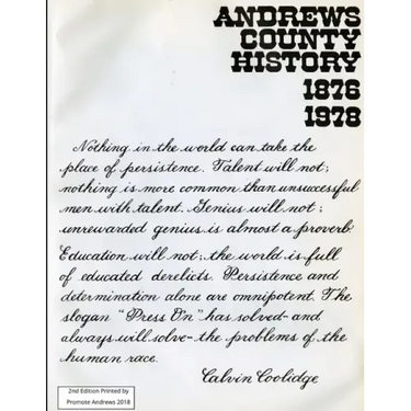 Andrews County History