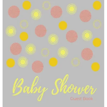 Baby shower guest book (Hardcover): comments book, baby shower party decor, baby naming day guest book, baby shower party guest book, welcome baby par