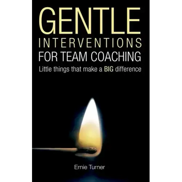 Gentle Interventions for Team Coaching: Little things that make a BIG difference