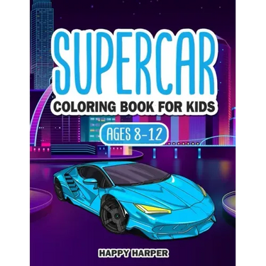 Supercar Coloring Book