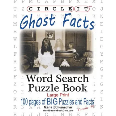 Circle It, Ghost Facts, Word Search, Puzzle Book