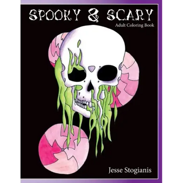 Spooky and Scary Adult Coloring Book: A Creepy and Strang Coloring Book For Stress Relief and Relaxation