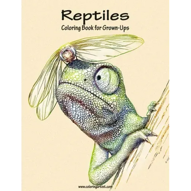 Reptiles Coloring Book for Grown-Ups 1