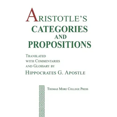 Aristotle's Categories and Propositions