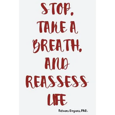 Stop, Take a Breath, and Reassess Life