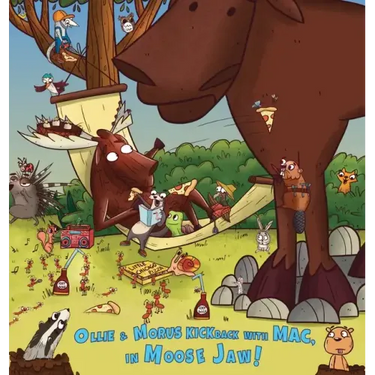 Ollie & Morus Kickback with MAC, In Moose Jaw!: Cold-a-da Is Loony for MAC & Morus Moose!