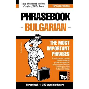 English-Bulgarian phrasebook and 250-word mini dictionary