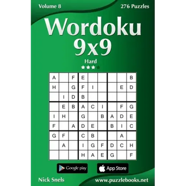 Wordoku 9x9 - Hard - Volume 8 - 276 Logic Puzzles