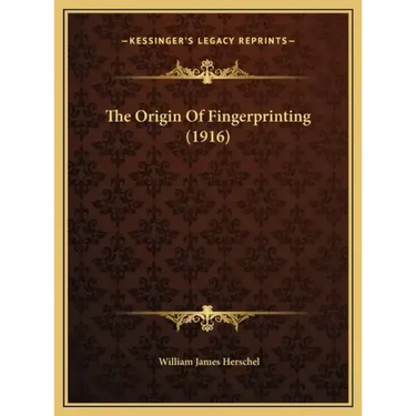 The Origin Of Fingerprinting (1916)
