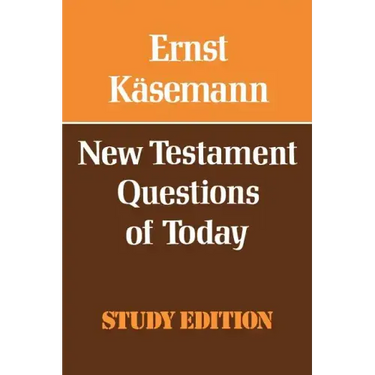 New Testament Questions for Today