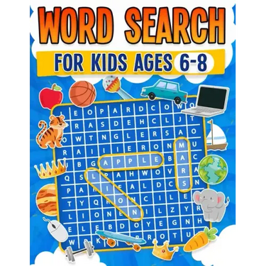 Word Search for Kids Ages 6-8 100 Fun Word Search Puzzles Kids Activity Book Large Print Paperback