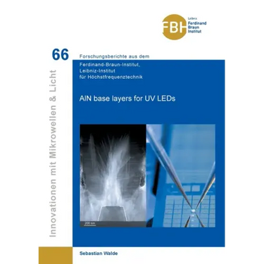 AlN base layers for UV LEDs