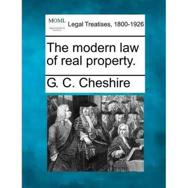 The modern law of real property.