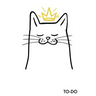 To Do: To-Do Lists with Checkboxes - Cute Cat