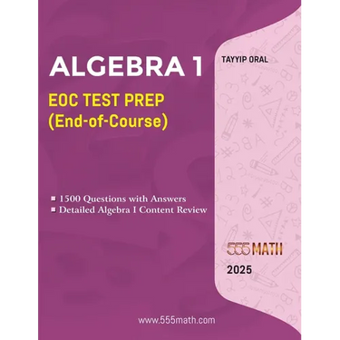 Algebra 1 Review and Workbook: 1155 ALGEBRA Questions with Answers