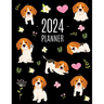 Beagle Planner 2024: Cute Daily Organizer (12 Months) Pretty Scheduler With Friendly Pooch