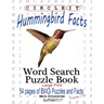 Circle It, Hummingbird Facts, Word Search, Puzzle Book
