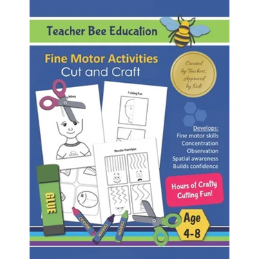 Cut and Craft: Fine Motor Activities - Hours of Crafty Cutting Fun