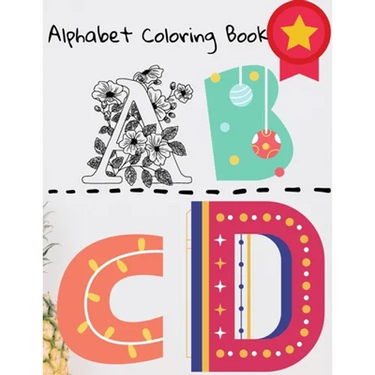 Alphabet Coloring book: Toddler ABC coloring book for kids .