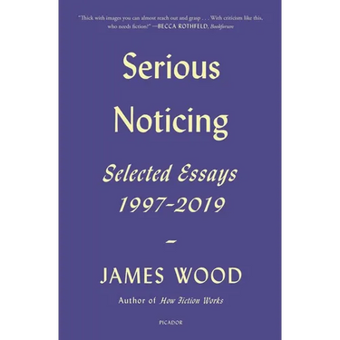 Serious Noticing: Selected Essays, 1997-2019