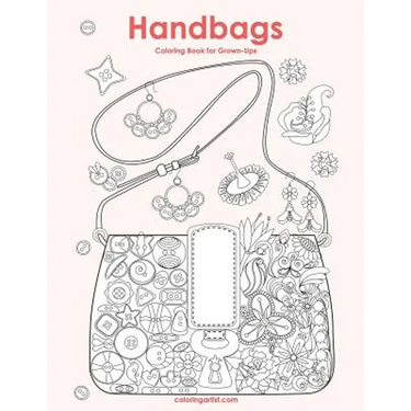 Handbags Coloring Book for Grown-Ups 1