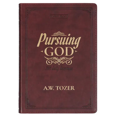 Pursuing God Devotional Large Print