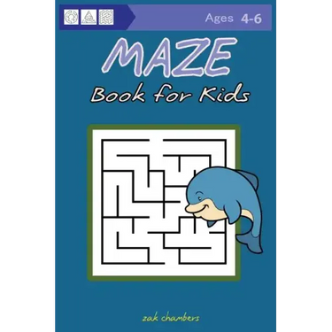 MAZE Book for Kids Ages 4-6