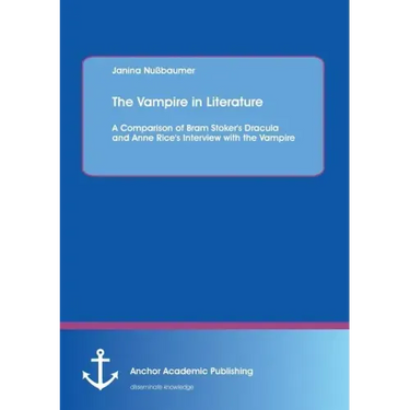 The Vampire in Literature: A Comparison of Bram Stoker's Dracula and Anne Rice's Interview with the Vampire