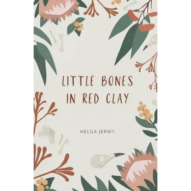 little bones in red clay