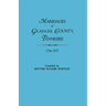 Marriages of Grainger County, Tennessee, 1796-1837
