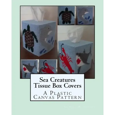 Sea Creatures Tissue Box Covers: A Plastic Canvas Pattern