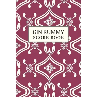 Gin Rummy Score Book: 6x9, 110 pages, Keep Track of Scoring Card Games