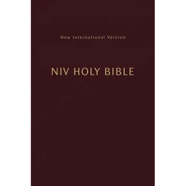 Niv, Holy Bible, Compact, Paperback, Burgundy, Comfort Print