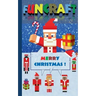 Funcraft - Merry Christmas to all Minecraft Fans! (unofficial Notebook): Notebook and gift card in one piece, with dedication page, notepad, tablet, s