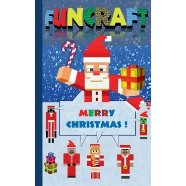 Funcraft - Merry Christmas to all Minecraft Fans! (unofficial Notebook): Notebook and gift card in one piece, with dedication page, notepad, tablet, s