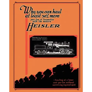 Heisler Geared Locomotives Catalog