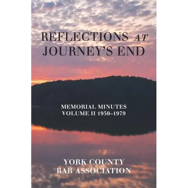 Reflections at Journey's End: Memorial Minutes Volume Ii 1950-1979