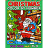 Christmas Color by Number for kids ages 4-8