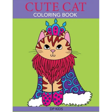 Cute Cat Coloring Book