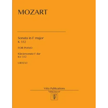 Sonata in F major: K 332. Urtext